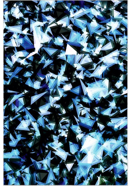 Kaymaz Dijital Mutfak & Salon Halı Yıldız Deri Geometrik E5012 Mavi fiyatları