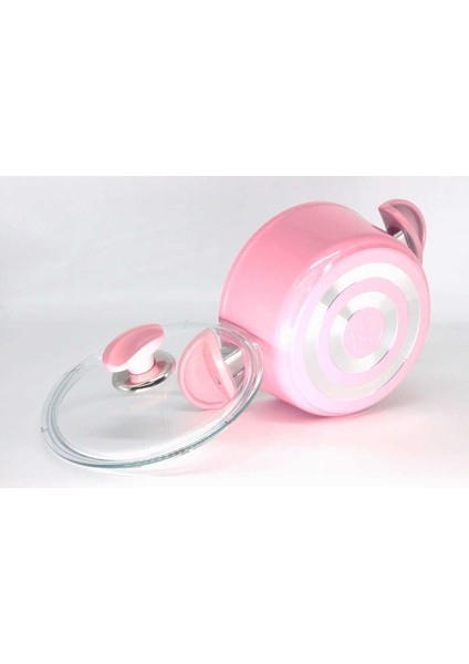 2 Parça Derin Tencere, Bio Granit, 18X10 Cm, 2 L, Pembe fiyatları