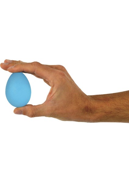 Mavi Maxi El Egzersiz Topu Yumurta Topu, Sağlıklı ve Eğlenceli Antrenman Için Idealdir