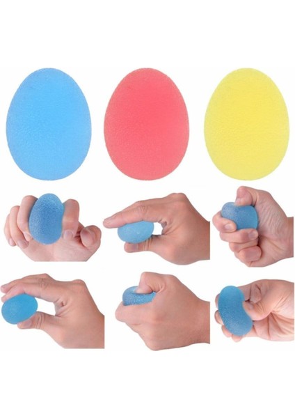 Mavi Maxi El Egzersiz Topu Yumurta Topu, Sağlıklı ve Eğlenceli Antrenman Için Idealdir fırsatları