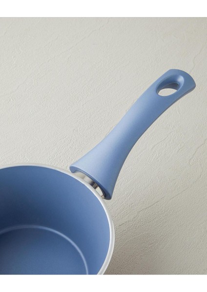 Mavi Alüminyum Mini Sos Tenceresi 14 Cm, Şık ve Kullanışlı Mutfağınız Için Ideal