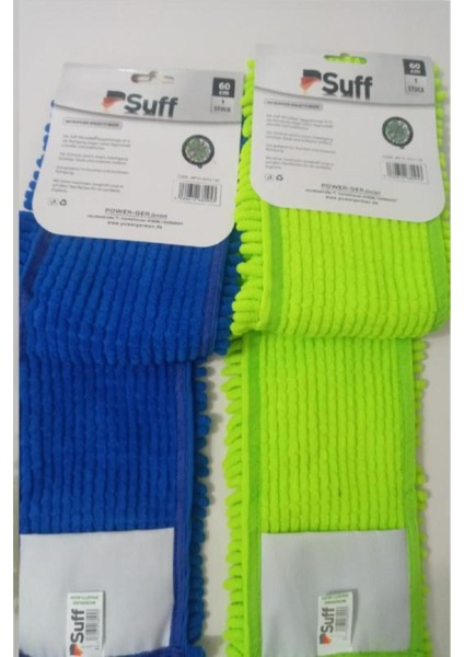 2'li Mikrofiber Mop Ucu, 60 Cm, Nemli ve Kuru Temizlik Yedeği fiyatları