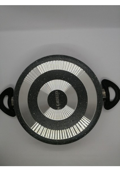 Siyah Granit Basık Tencere, Dayanıklı ve Şık Mutfak Gereci indirimleri