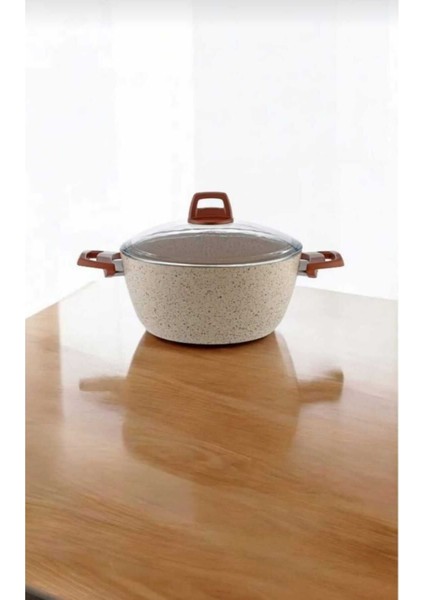 30 cm Granit Kaplama Derin Tencere, Estetik ve Dayanıklı Tasarım fiyatları