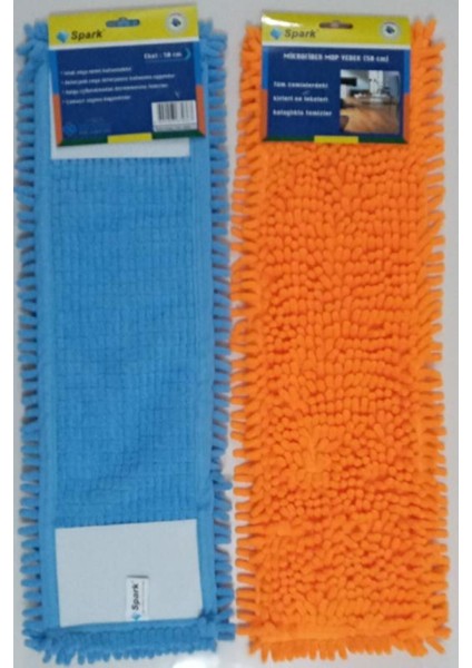 2'li Mikrofiber Paspas Yedeği, 50 Cm, Temizlik Için Uygun, Dayanıklı ve Pratik fiyatları