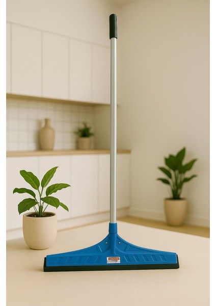 55 cm Çift Kauçuk ve Metal Saplı Yer Silme ve Temizlik Seti
