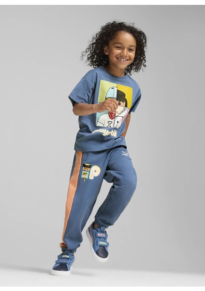 Çok Renkli Erkek Çocuk Desenli T-Shirt 62739424.T-PUMA x Playmobıl Graphic