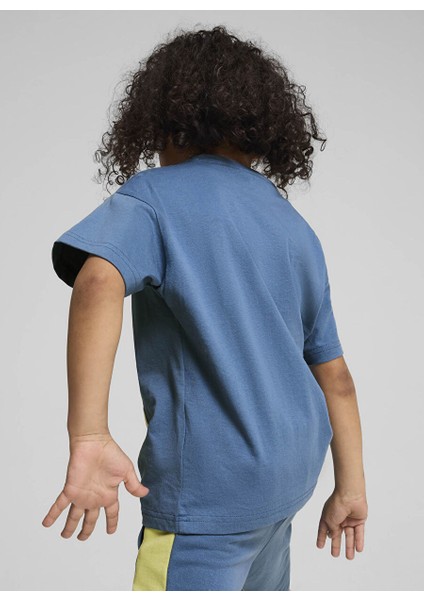 Çok Renkli Erkek Çocuk Desenli T-Shirt 62739424.T-PUMA x Playmobıl Graphic