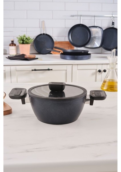 Prestige 20 cm Siyah Tencere - Dayanıklı ve Şık Mutfak Gereçleri