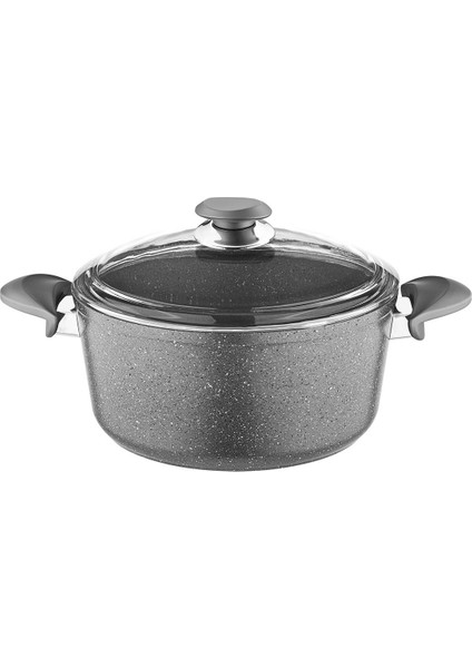 Iki Parça Bio Granit Derin Tencere Seti, 18X10 Cm, 2,0 L, Gri modelleri
