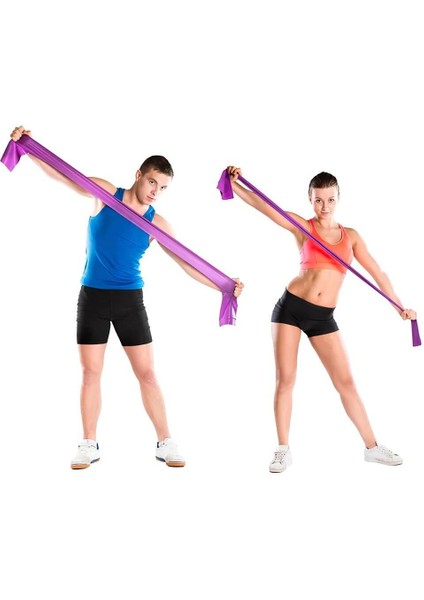 Yeşil 150 cm Pilates Direnç Lastiği, Esneklik ve Güç Artırıcı Egzersiz Ekipmanı