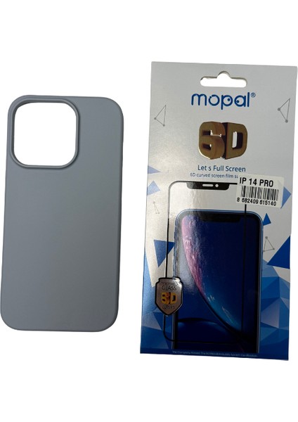 iPhone 14 Pro Gri Silikon Kılıf Kırılmaz Cam Hediye fiyatları