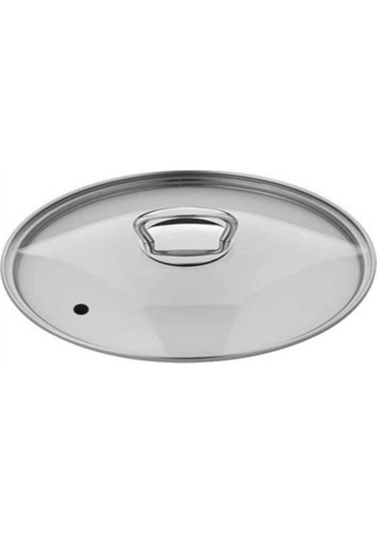 Buhar Delikli Temperli Cam Kapak, 18 Cm, Tencere, Tava, Sahan Için Uygun