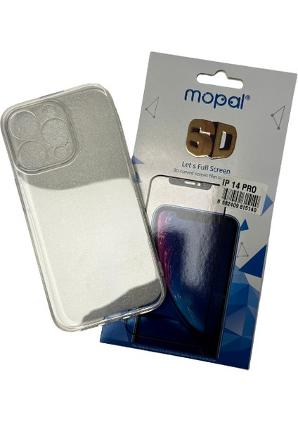 iPhone 14 Pro Şeffaf Silikon Kılıf Kırılmaz Cam Hediye modelleri