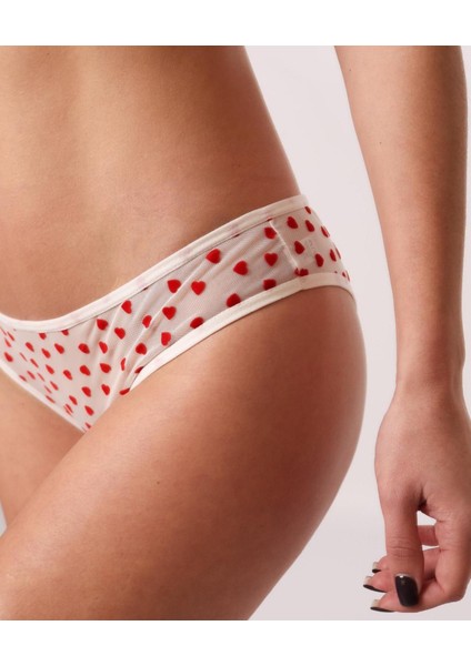 Kalp Desenli ve Nakış Işlemeli Şık Tül Sütyen Takım fiyatları