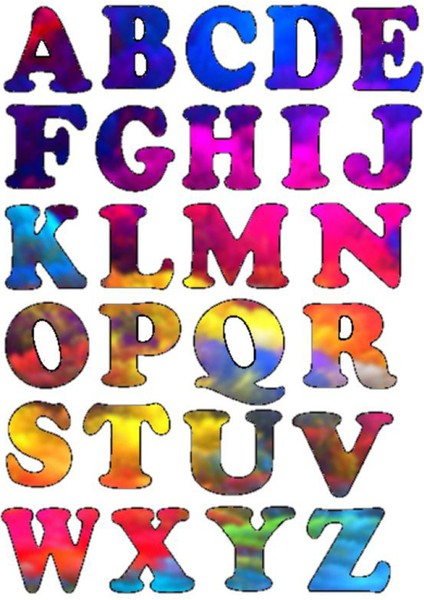 Harf Sticker Telefon Laptop Notebook Tablet Defter Matara Stiker Etiket ST1576