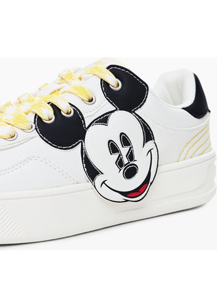 Beyaz-Siyah Kadın Sneaker 24WSKP10 fırsatları