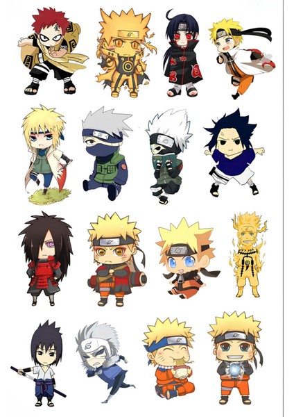 Japon Anime Sticker Telefon Laptop Notebook Tablet Defter Matara Stiker Etiket ST480