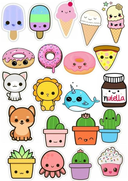Popüler Sticker Telefon Laptop Notebook Tablet Defter Matara Stiker Etiket ST667