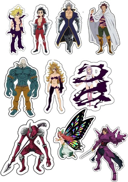 Japon Anime Sticker Telefon Laptop Notebook Tablet Defter Matara Stiker Etiket ST907