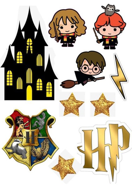 Harry Potter Sticker Telefon Laptop Notebook Tablet Defter Matara Stiker Etiket ST714