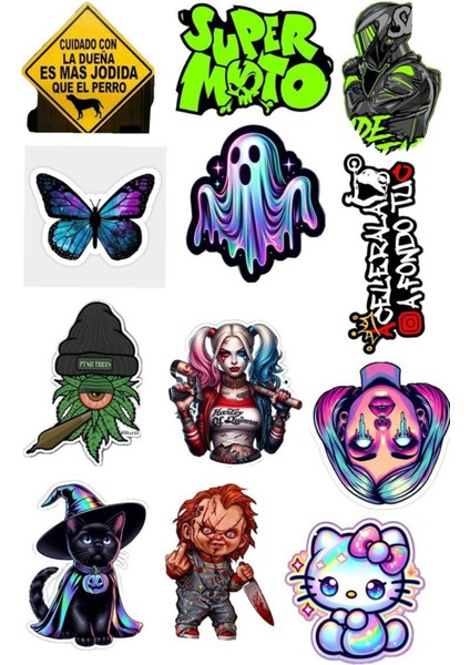 Populer Sticker Telefon Laptop Notebook Tablet Defter Matara Stiker Etiket ST1637