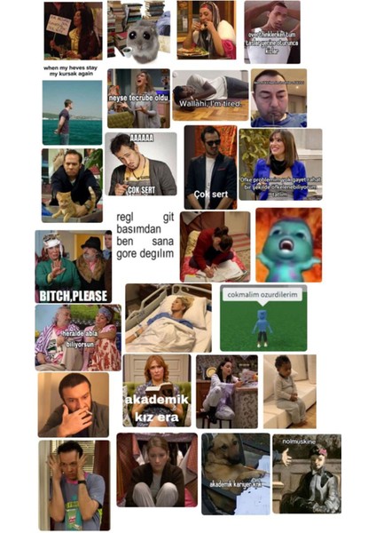 Komik Sticker Telefon Laptop Notebook Tablet Defter Matara Stiker Etiket ST1078