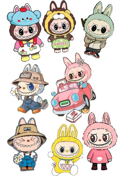 Anime Sticker Telefon Laptop Notebook Tablet Defter Matara Stiker Etiket ST1327