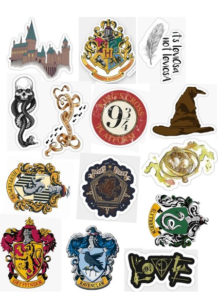Harry Potter Sticker Telefon Laptop Notebook Tablet Defter Matara Stiker Etiket ST705