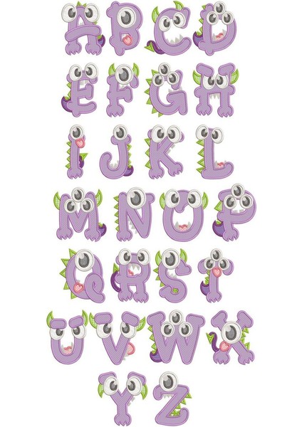 Mor Harf Sticker Telefon Laptop Notebook Tablet Defter Matara Stiker Etiket ST812