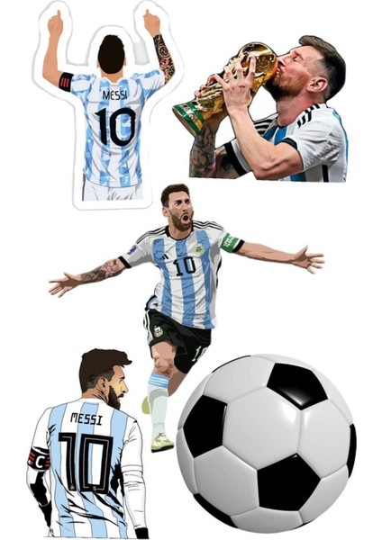 Messi Sticker Telefon Laptop Notebook Tablet Defter Matara Stiker Etiket ST1288