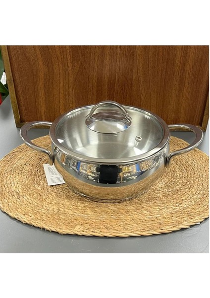 20X10 cm Metal Güveç Tencere, 3 Litre, Dayanıklı ve Şık Tasarım