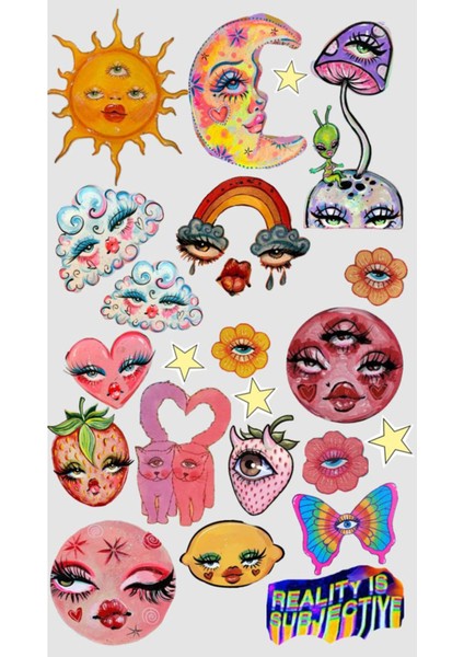 Popüler Sticker Telefon Laptop Notebook Tablet Defter Matara Stiker Etiket ST1695
