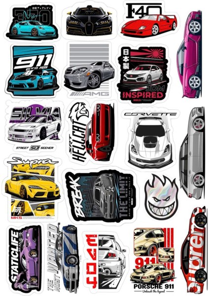 Popüler Sticker Telefon Laptop Notebook Tablet Defter Matara Stiker Etiket ST1234