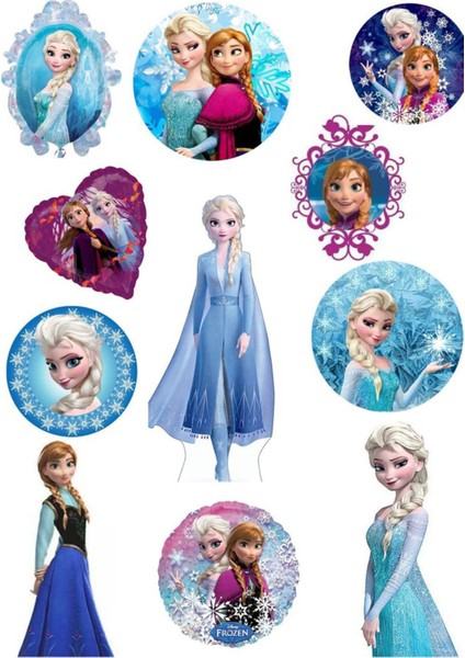 Frozen Sticker Telefon Laptop Notebook Tablet Defter Matara Stiker Etiket ST979