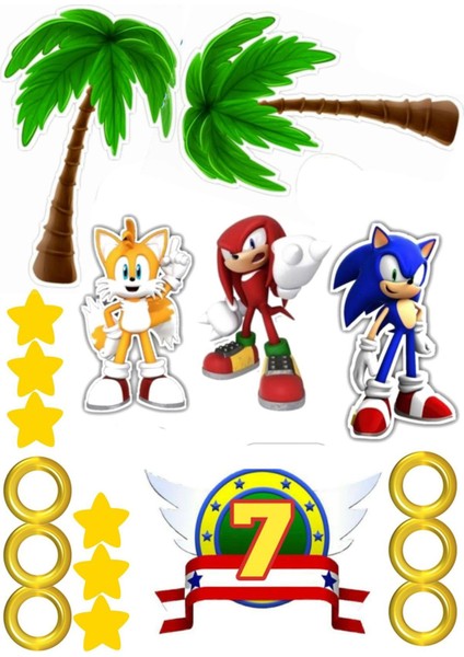 Sonic Sticker Telefon Laptop Notebook Tablet Defter Matara Stiker Etiket ST723