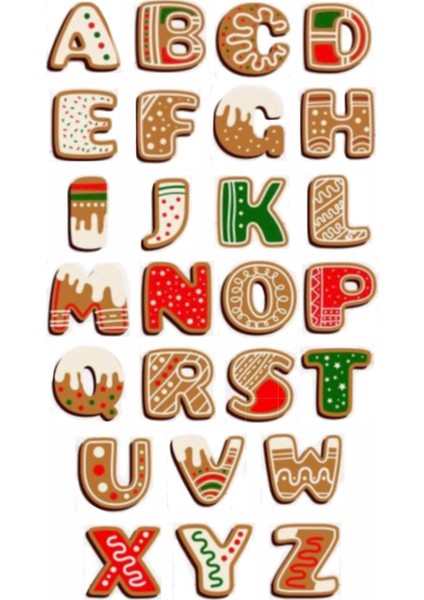 Harf Sticker Telefon Laptop Notebook Tablet Defter Matara Stiker Etiket ST1412