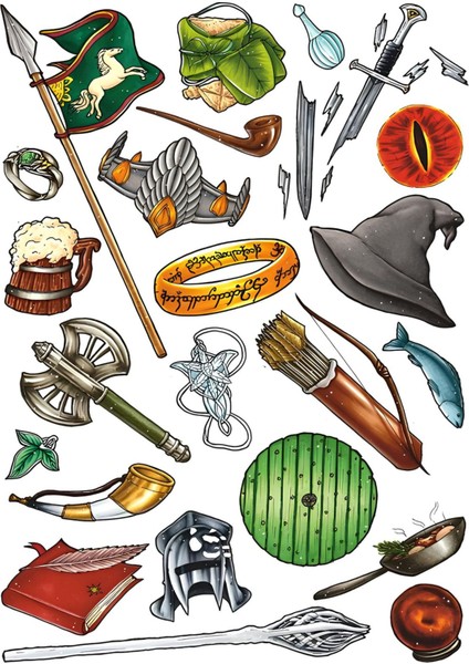 Harry Potter Sticker Telefon Laptop Notebook Tablet Defter Matara Stiker Etiket ST469