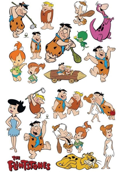 Taş Devri Sticker Telefon Laptop Notebook Tablet Defter Matara Stiker Etiket ST1092