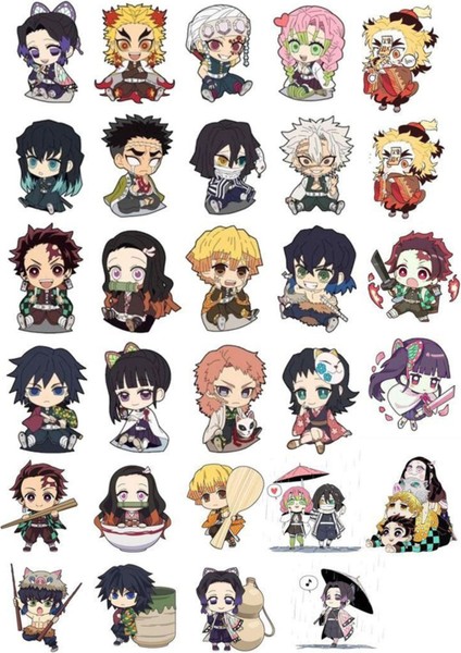 Japon Anime Sticker Telefon Laptop Notebook Tablet Defter Matara Stiker Etiket ST941