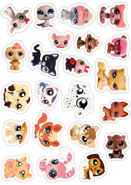 Sevimli Köpekler Sticker Telefon Laptop Notebook Tablet Defter Matara Stiker Etiket ST972