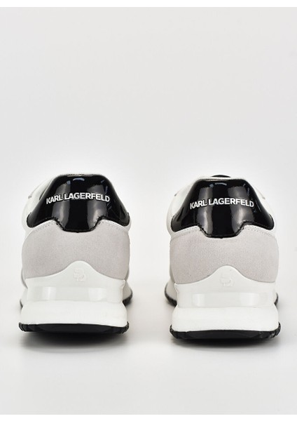 Beyaz-Siyah Erkek Deri Sneaker Velocıtor Iı Karl Nft Lo Lace fırsatları