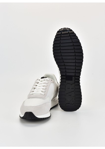 Beyaz-Siyah Erkek Deri Sneaker Velocıtor Iı Karl Nft Lo Lace indirimleri