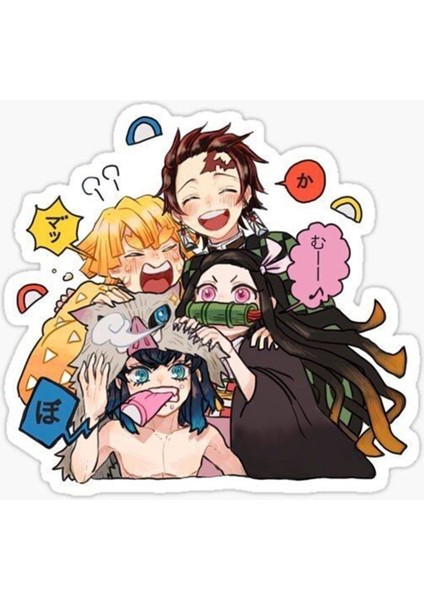 Japon Anime Sticker Telefon Laptop Notebook Tablet Defter Matara Stiker Etiket ST823