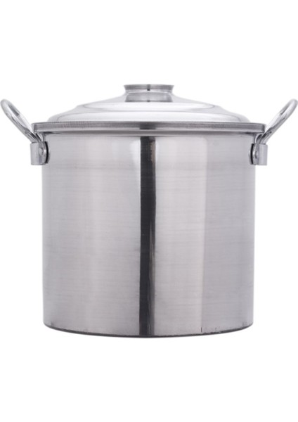 Alüminyum Kazan Soba ve Çamaşır Kazanı, 33 cm Çap, Beyaz Renk