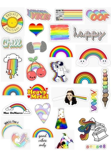 Popüler Sticker Telefon Laptop Notebook Tablet Defter Matara Stiker Etiket ST536