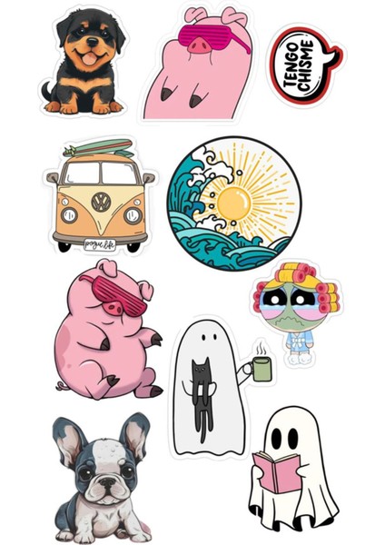 Popüler Sticker Telefon Laptop Notebook Tablet Defter Matara Stiker Etiket ST1273