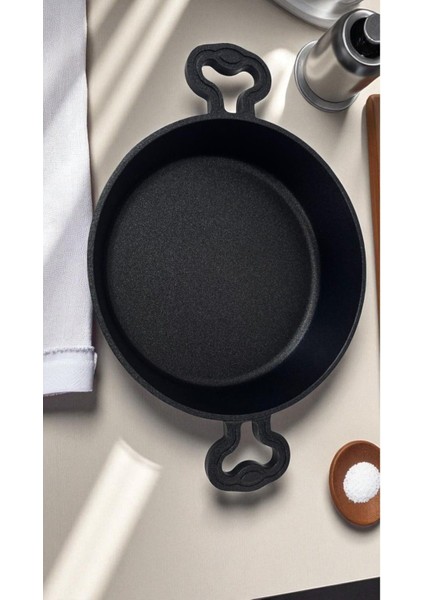 Siyah Granit Tencere 18 Cm, Yapışmaz, Kapaksız, Isıya Dayanıklı modelleri