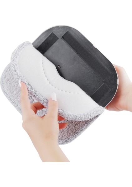 Gri Temiz ve Kirli Su Ayıran Mop Yedek Bezi 2'li Set modelleri