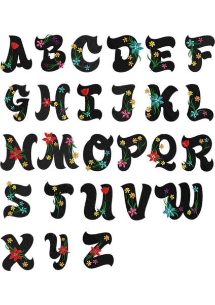 Harf Sticker Telefon Laptop Notebook Tablet Defter Matara Stiker Etiket ST1535